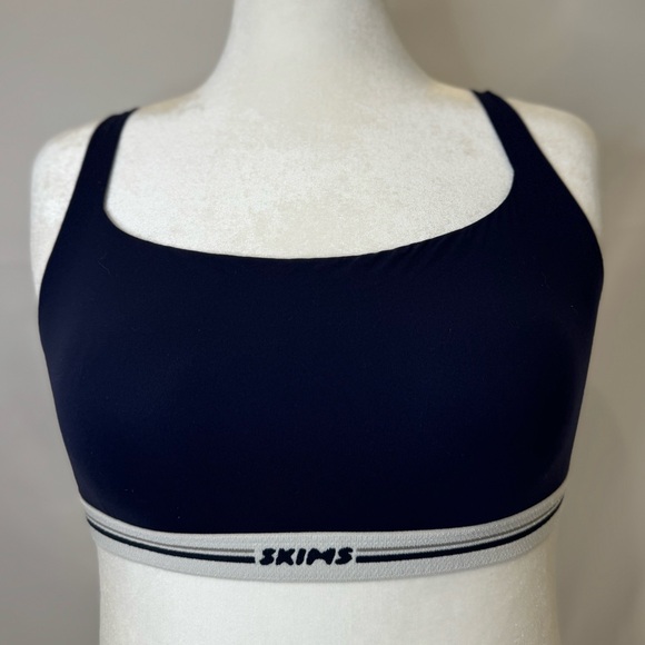 SKIMS Navy Logo Band Bralette - Picture 8 of 11